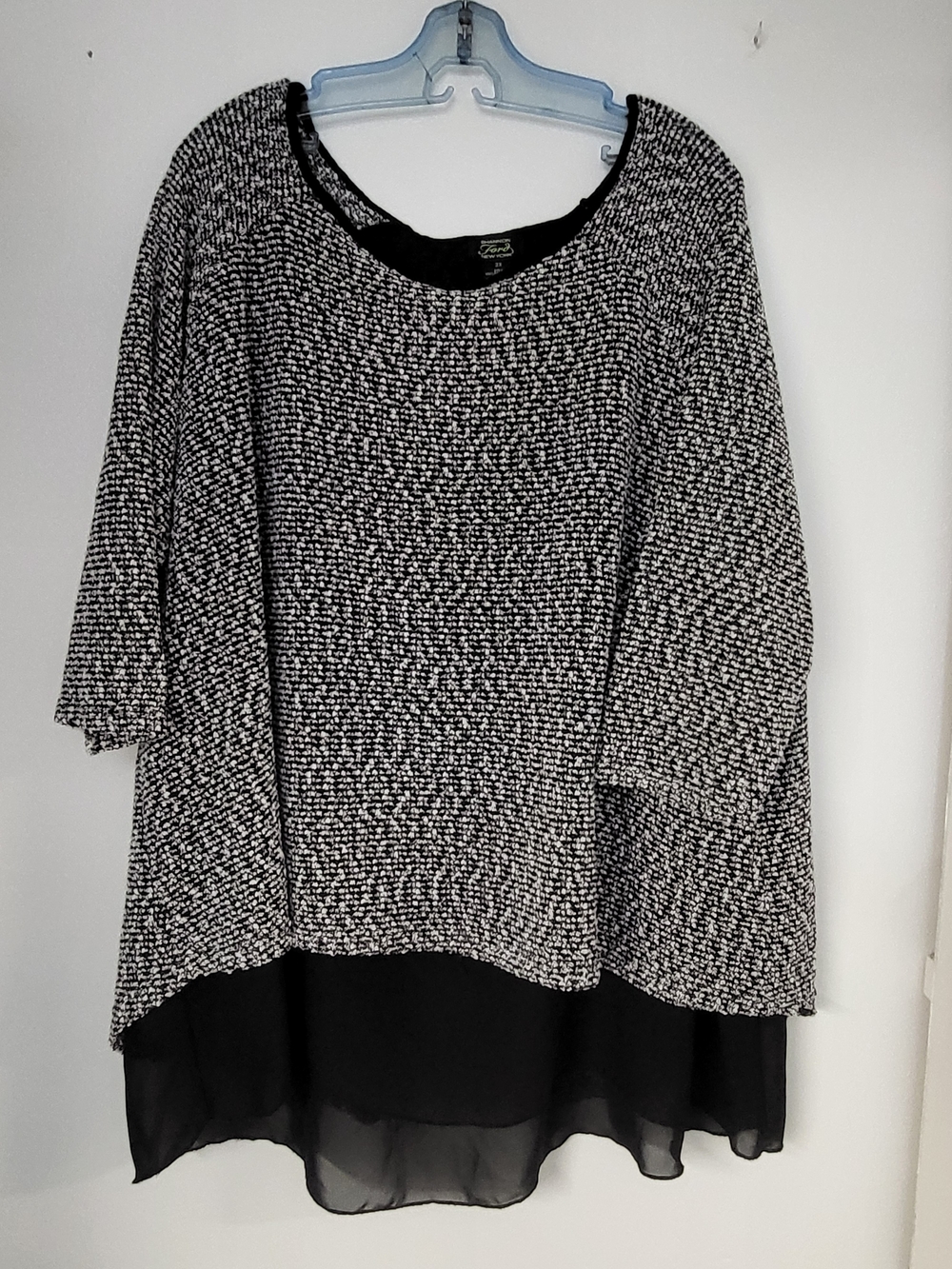 Stylish Black And White Knit By Shannon Ford